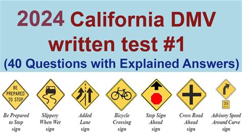 california dmv practice test questions